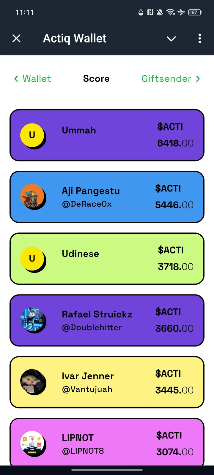 Actiq Wallet — Screenshot 3