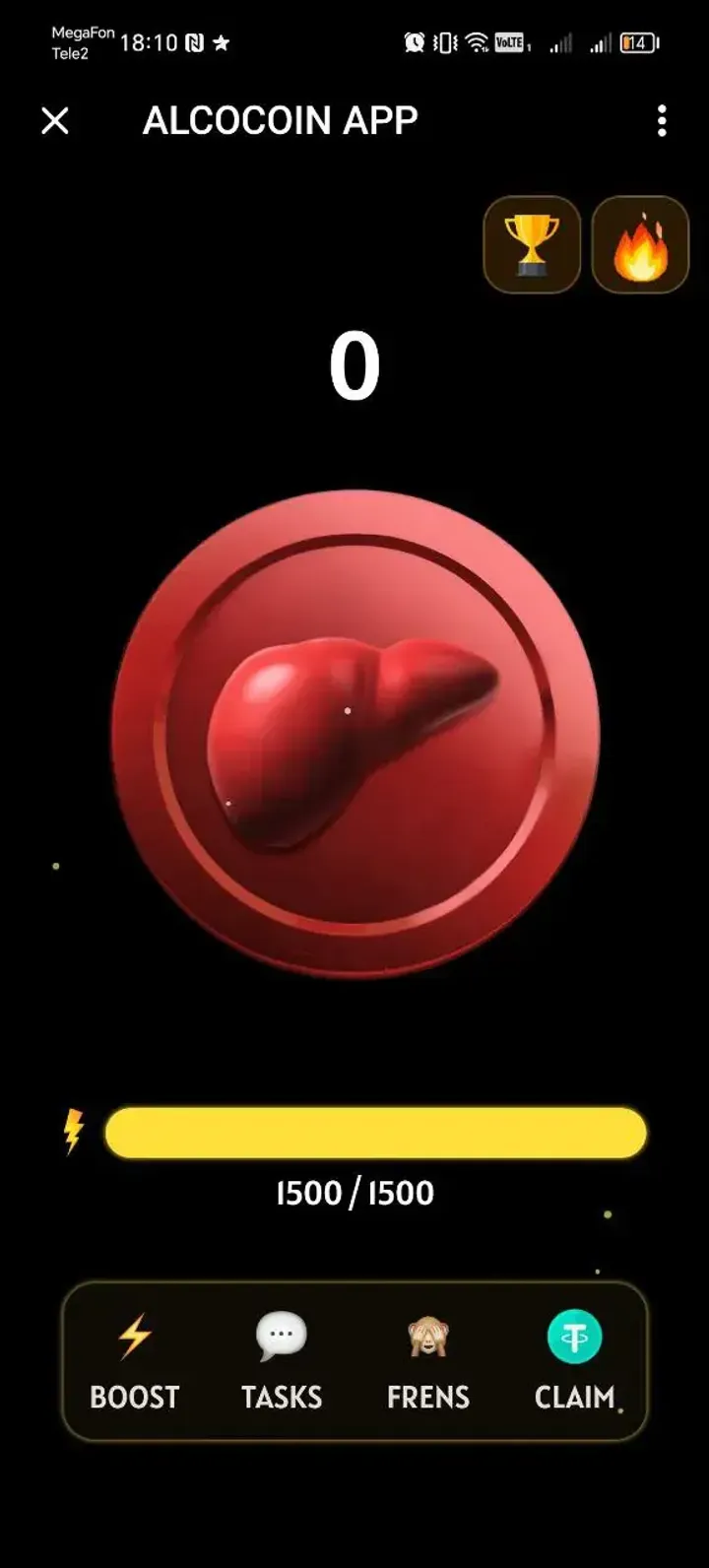 ALCOCOIN APP — Screenshot 2