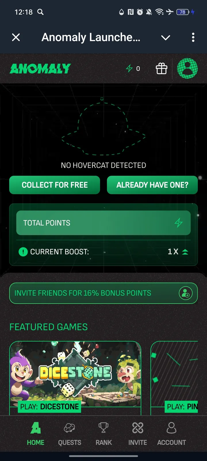 Anomaly Launcher Bot — Screenshot 1