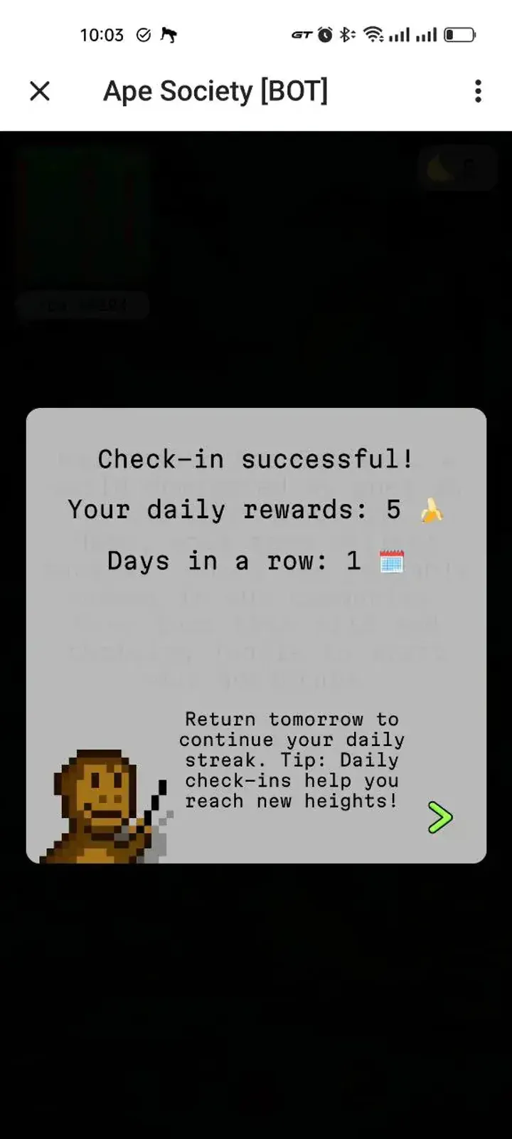 Ape Society [BOT] — Screenshot 1