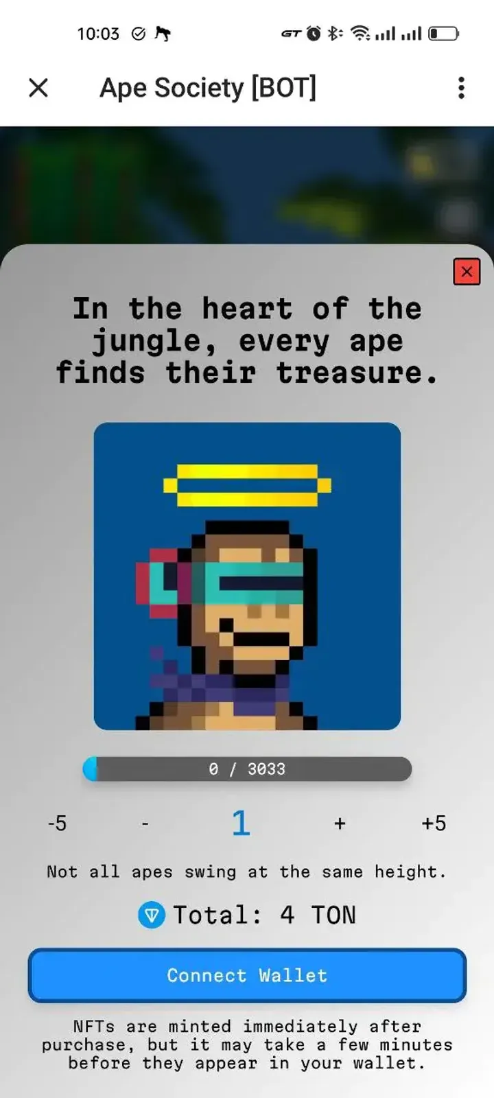 Ape Society [BOT] — Screenshot 4