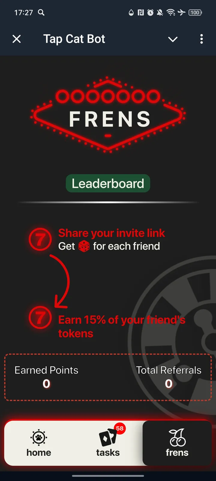 Tap Cat Bot — Screenshot 3