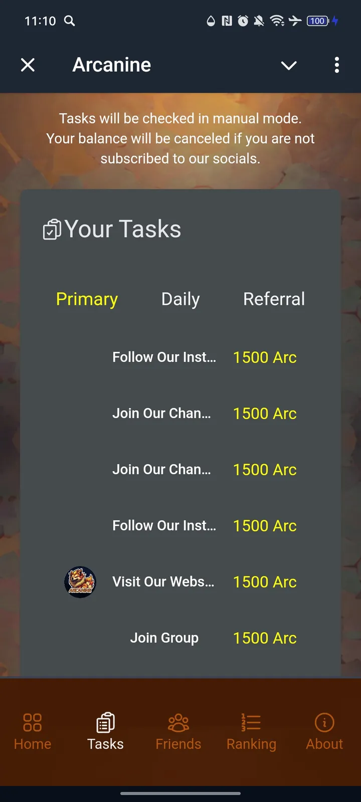 Arcanine — Screenshot 2