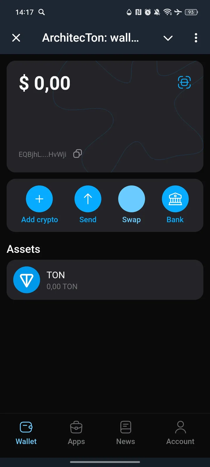 ArchitecTon: wallet & apps catalog — Screenshot 1