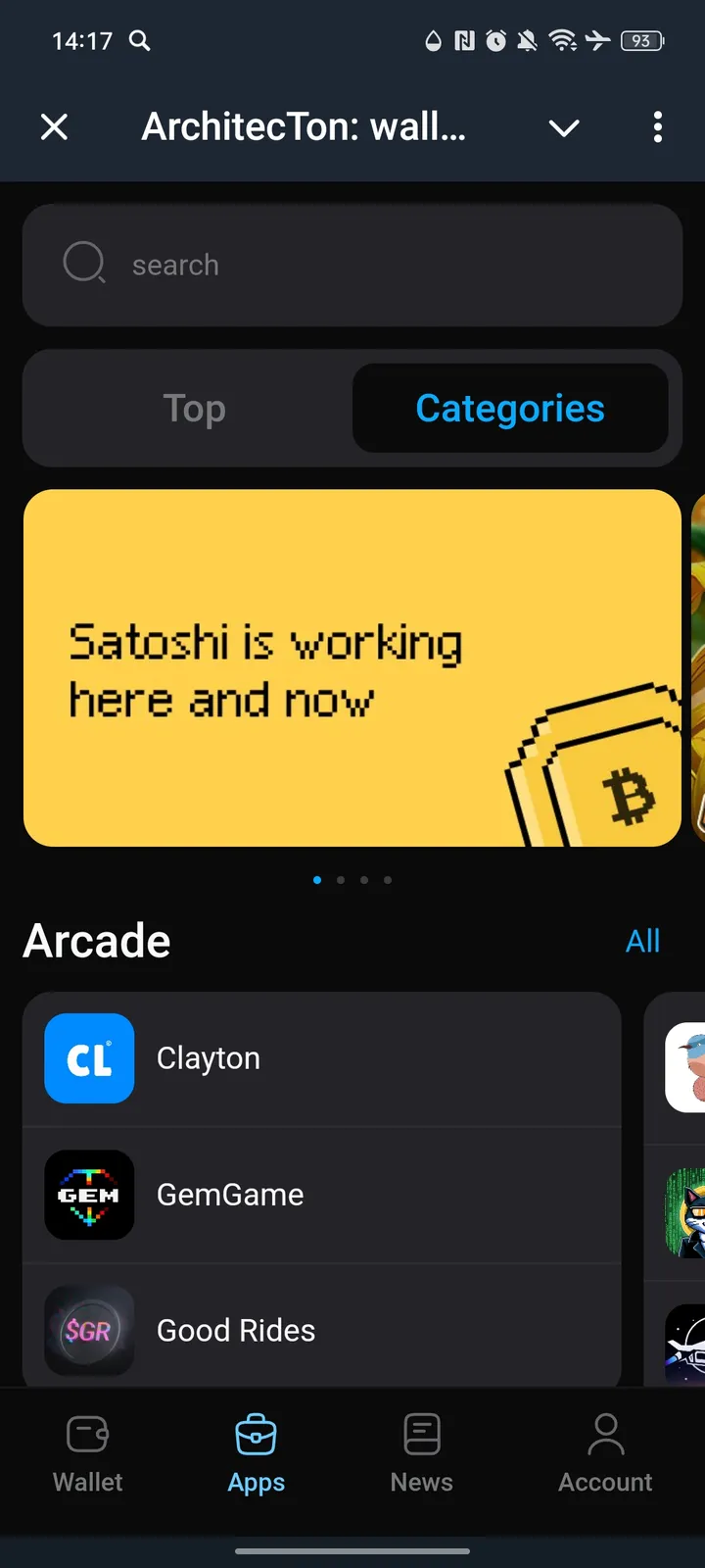 ArchitecTon: wallet & apps catalog — Screenshot 2