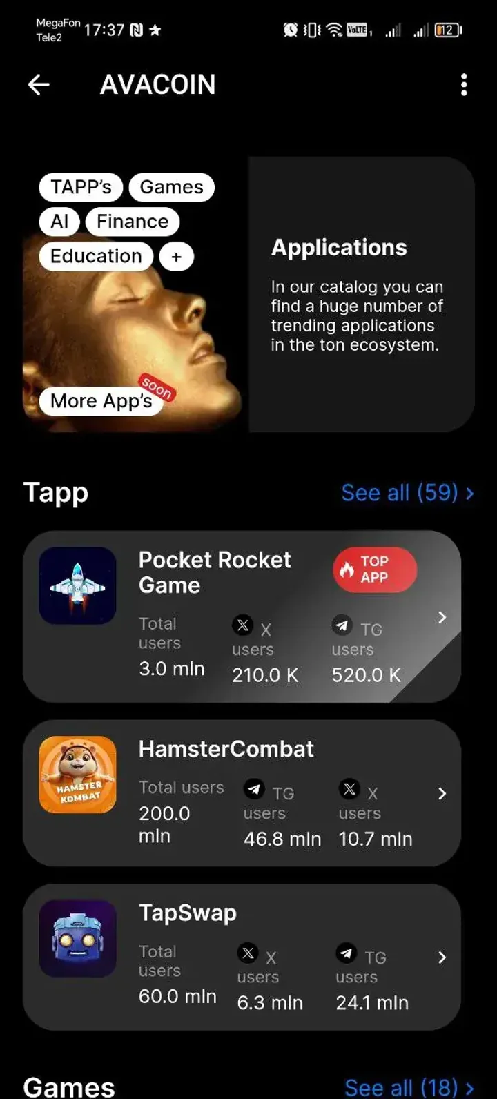 AVACOIN — Screenshot 1