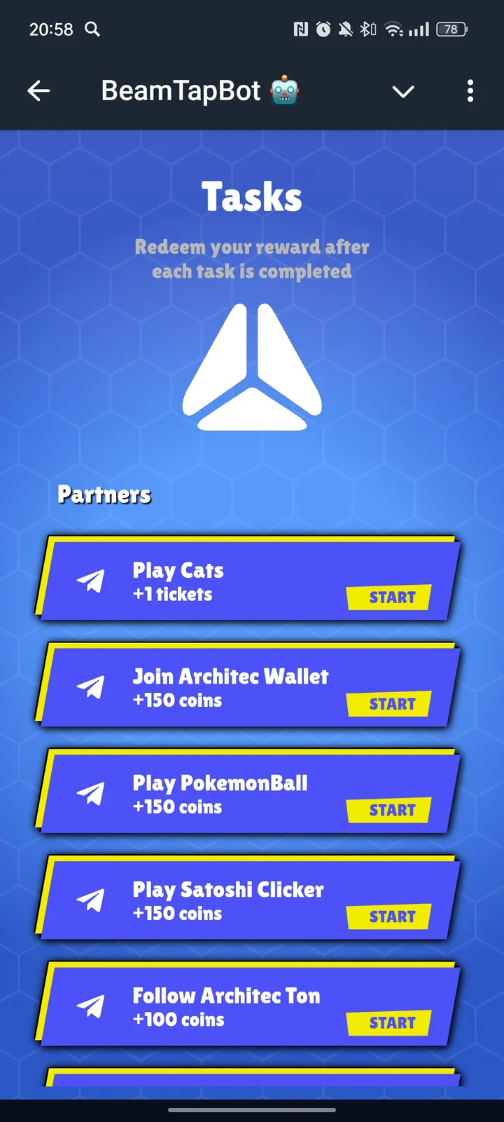 BeamTapBot 🤖 — Screenshot 3