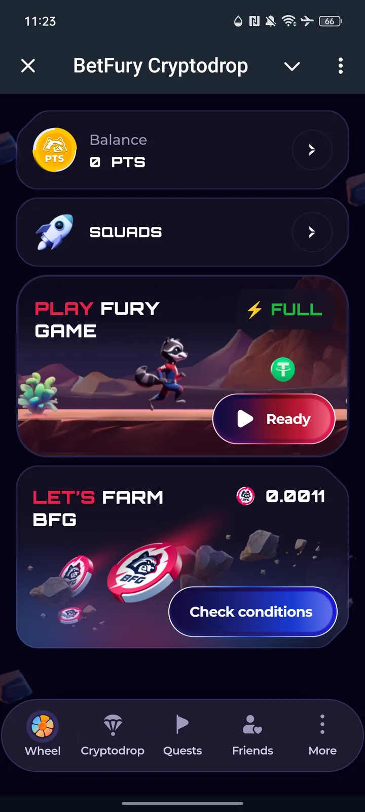 BetFury Cryptodrop — Screenshot 1