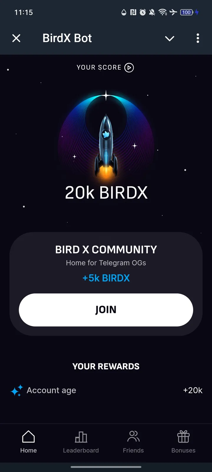 BirdX Bot — Screenshot 3