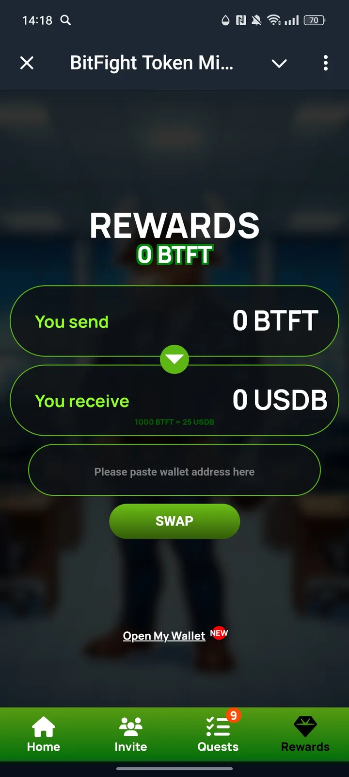 BitFight Token Miner — Screenshot 4