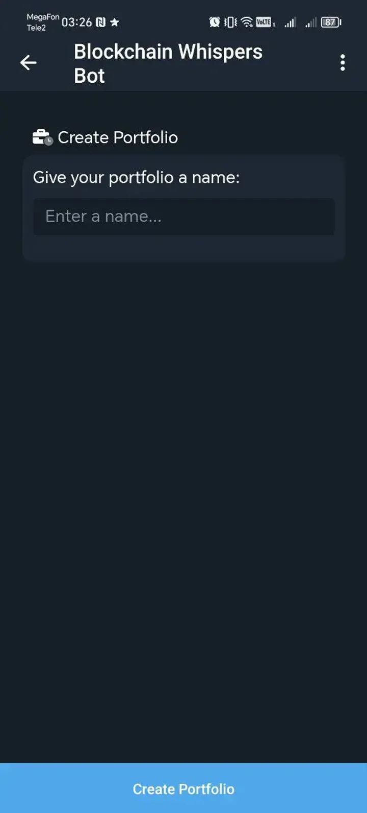 Blockchain Whispers Bot — Screenshot 2