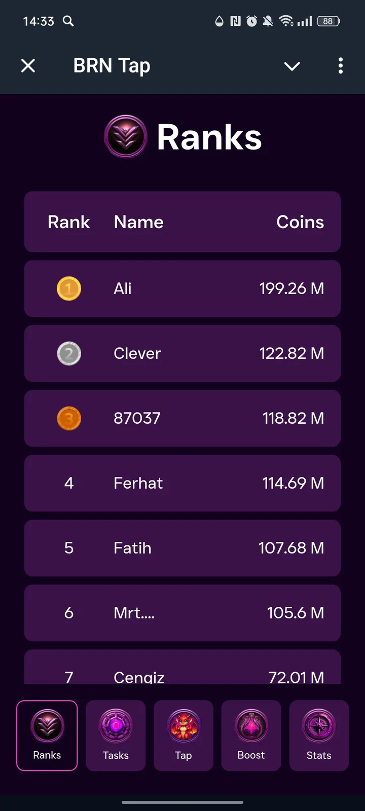 BRN Tap — Screenshot 3