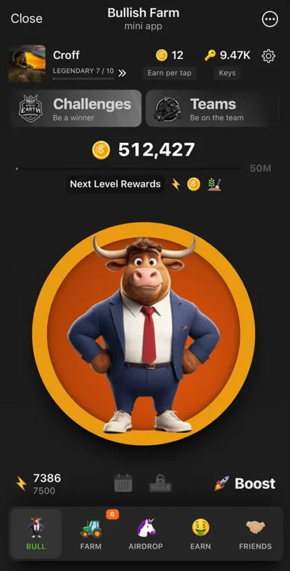 Bullish Farm Game — Screenshot 1