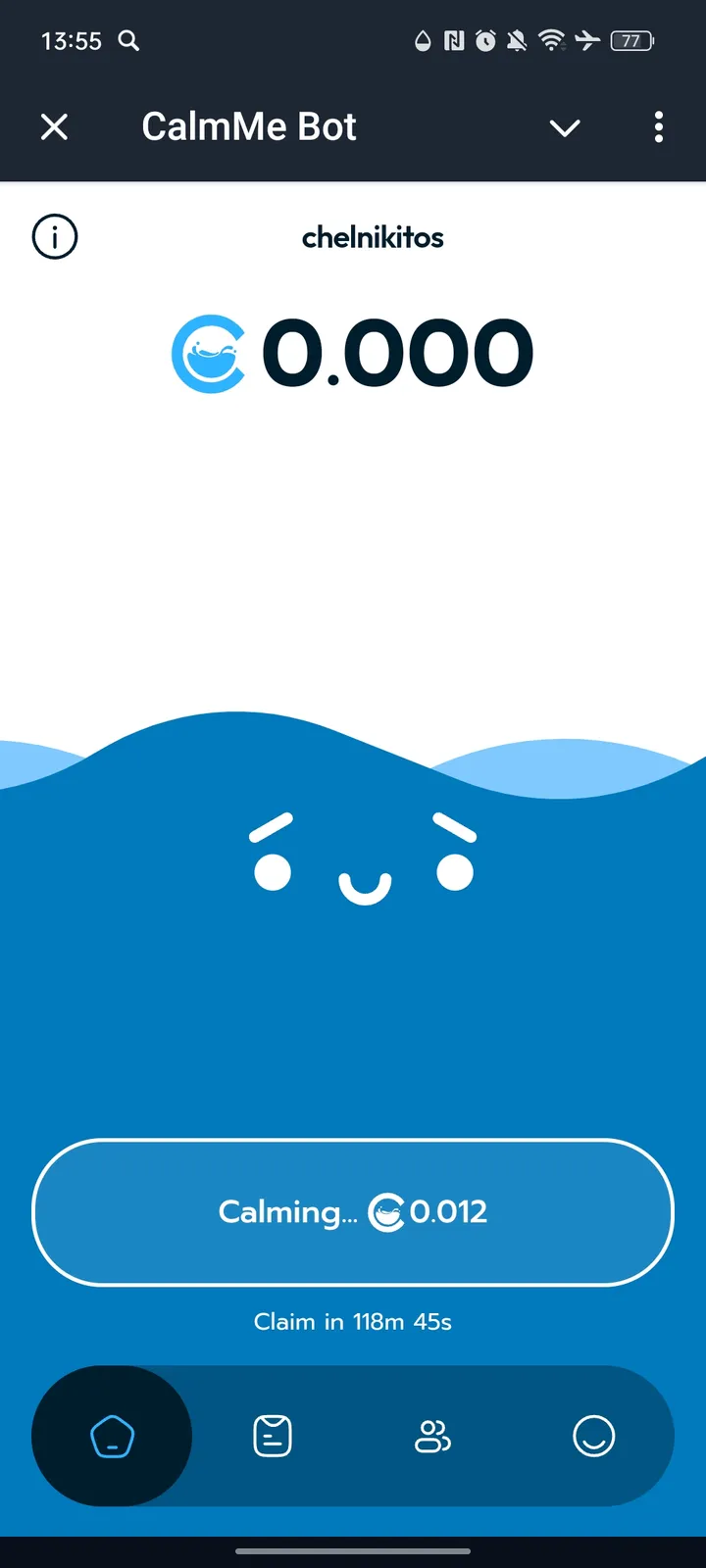 CalmMe Bot — Screenshot 1