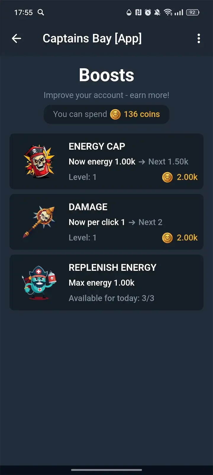 Captains Bay [App] — Screenshot 3