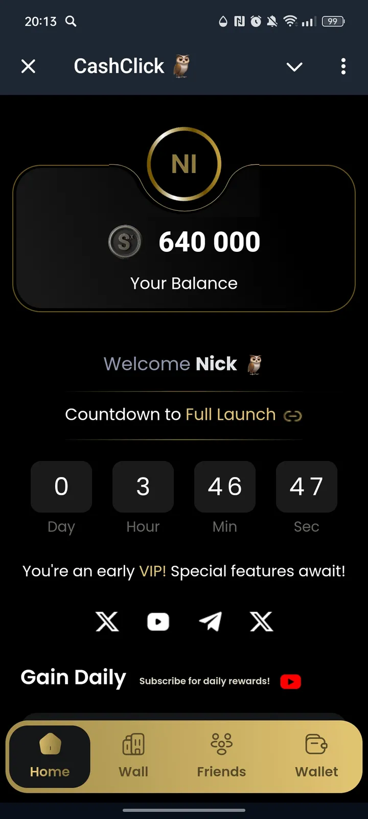 CashClick 🦉 — Screenshot 1