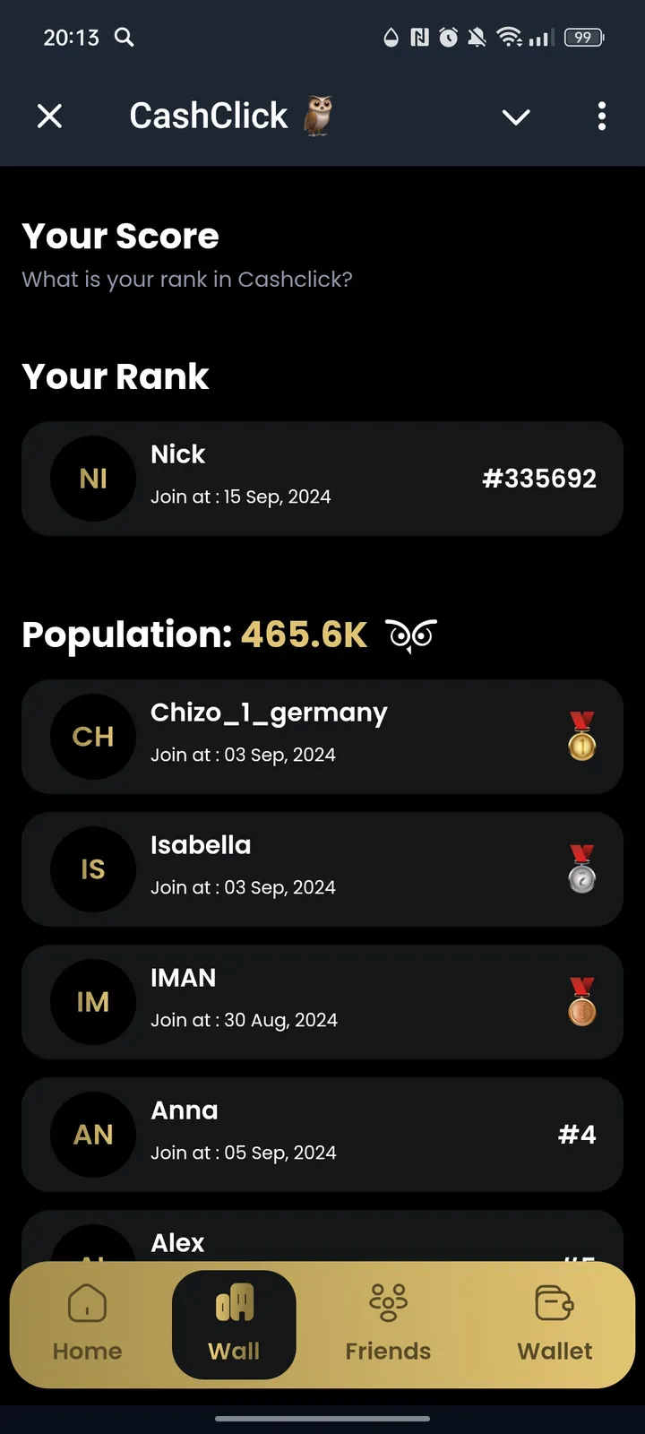 CashClick 🦉 — Screenshot 2