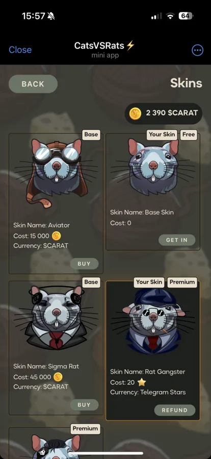 CatsVSRats — Screenshot 2