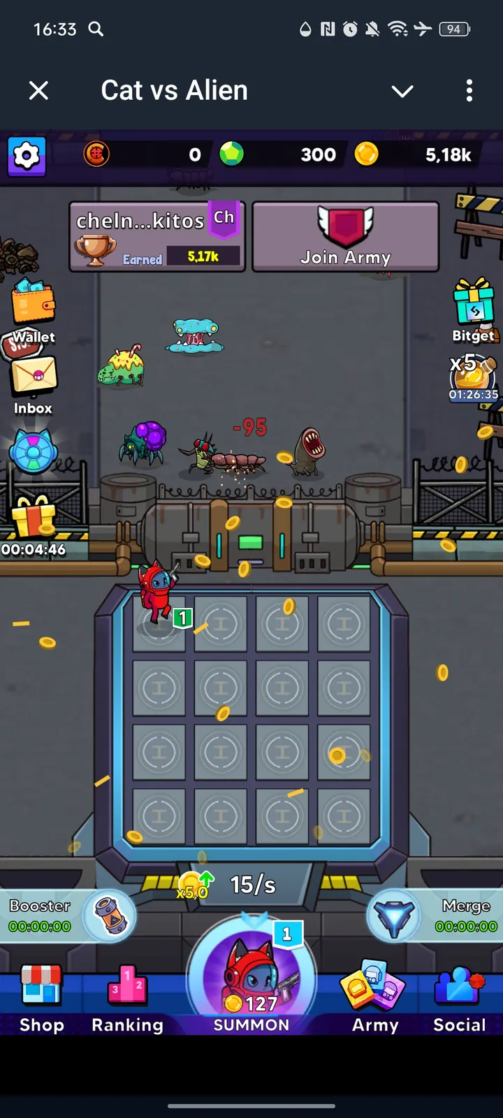 Cat vs Alien — Screenshot 1