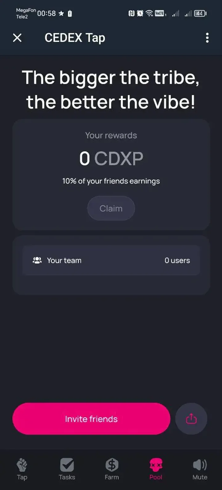 CEDEX Tap — Screenshot 1