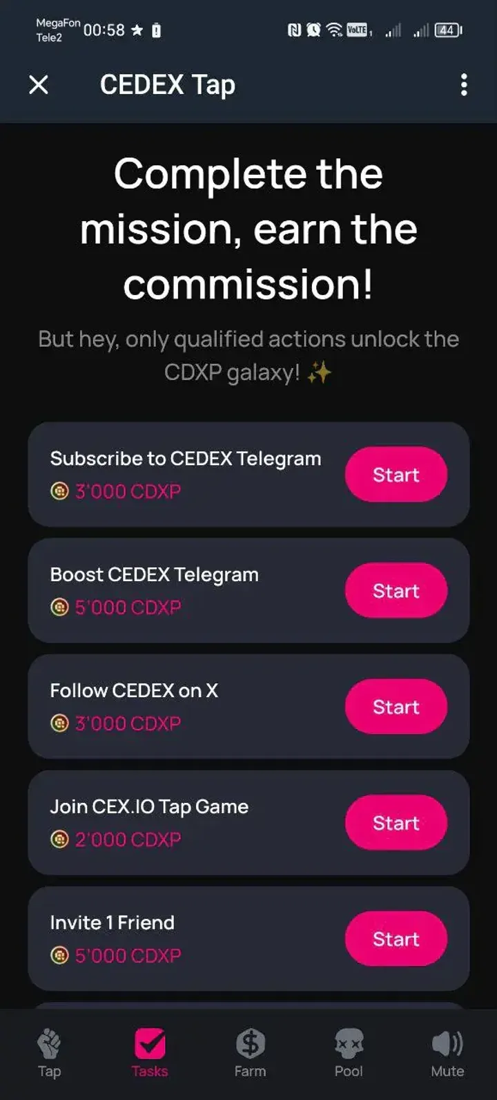 CEDEX Tap — Screenshot 4