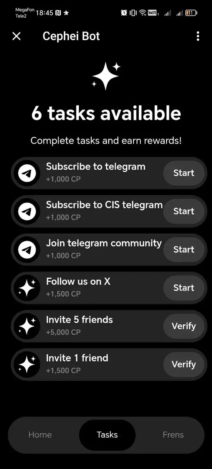 Cephei Bot — Screenshot 1