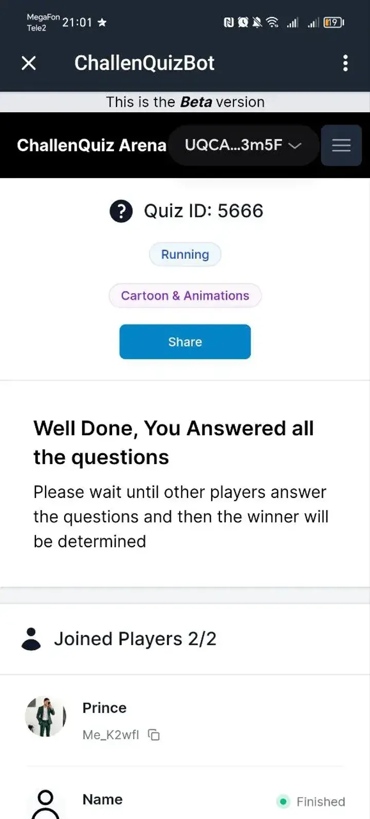 ChallenQuizBot — Screenshot 5