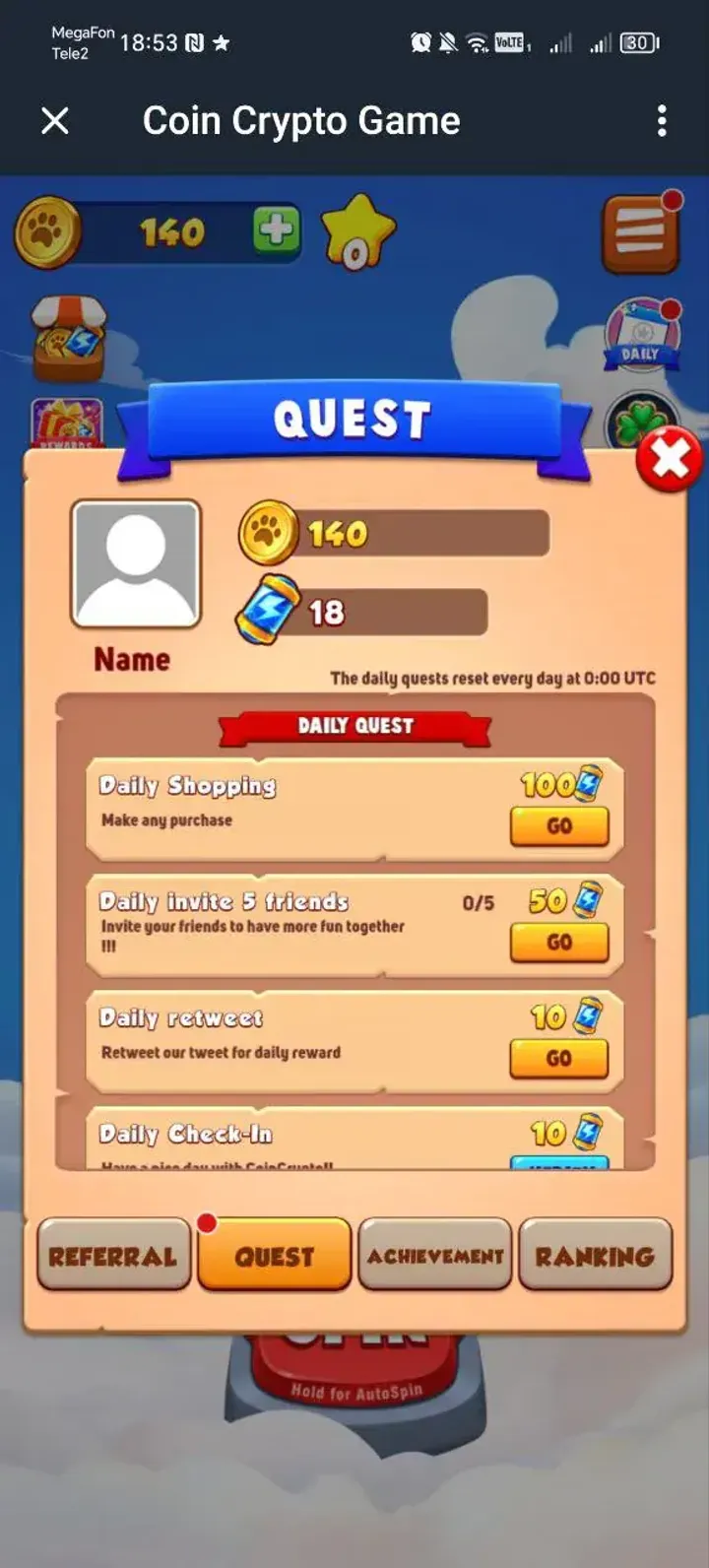 Coin Crypto Game — Screenshot 2