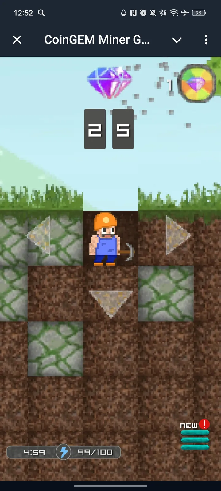 CoinGEM Miner Game | AirDrop Soon 💎 — Screenshot 1