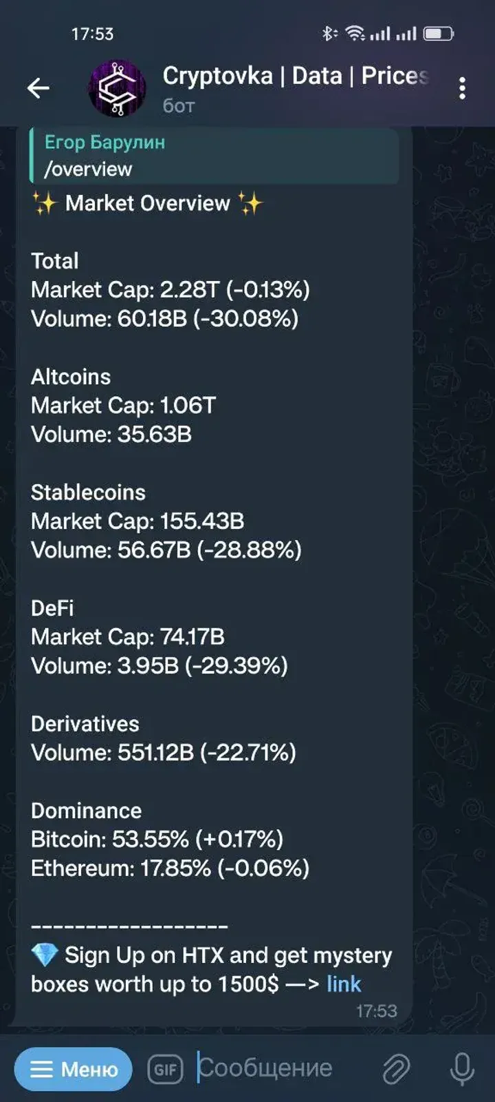 Cryptovka | Data | Prices — Screenshot 7