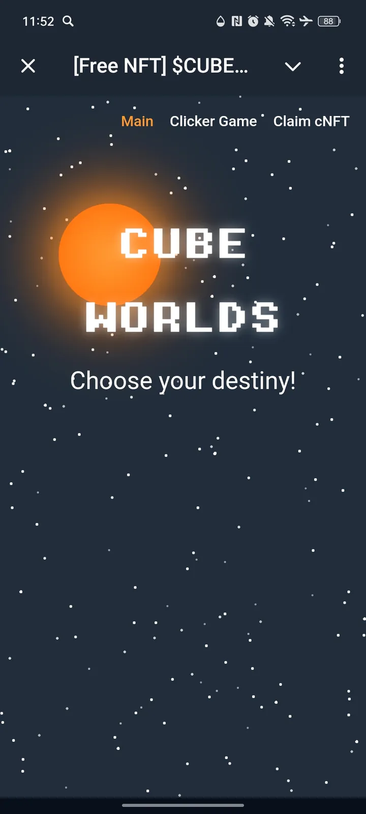 [Free NFT] $CUBE Worlds — Screenshot 2