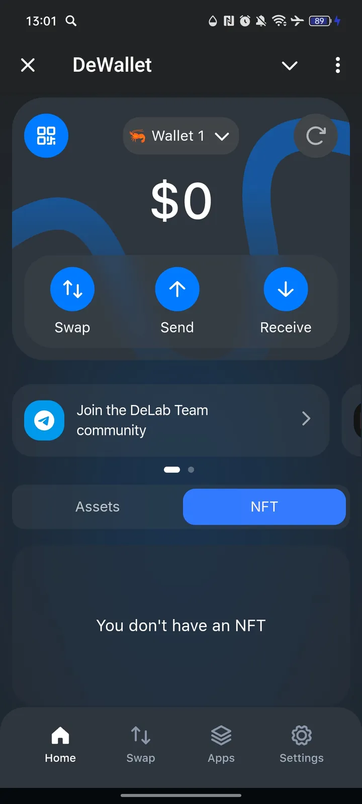 DeWallet — Screenshot 2