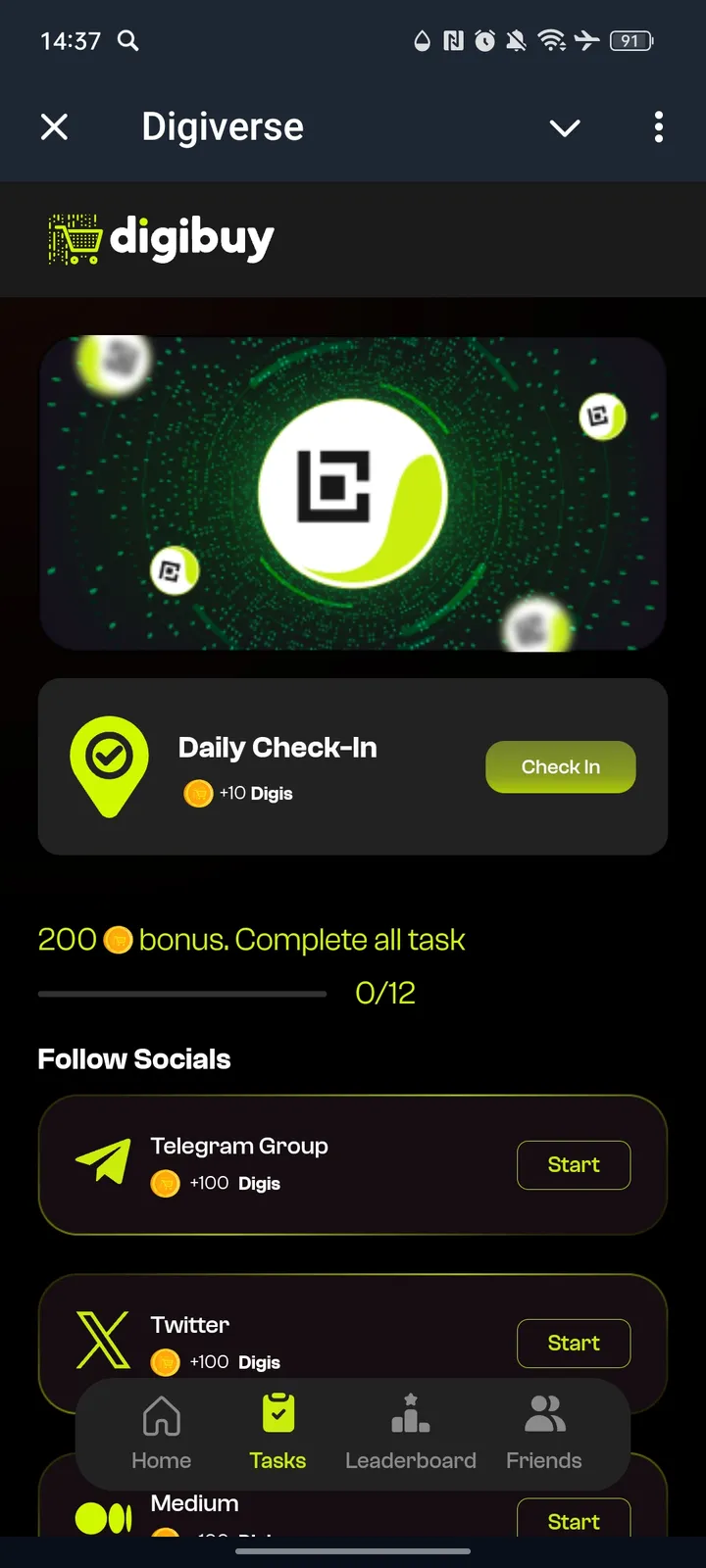 digiverse — Screenshot 2