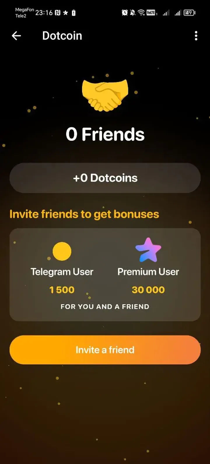 Dotcoin — Screenshot 1