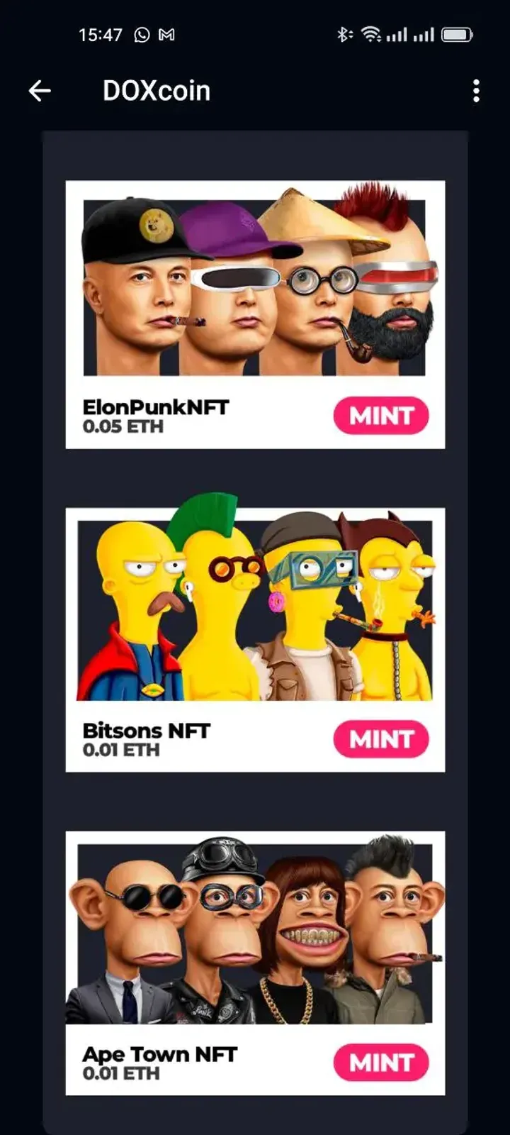 DOXcoin — Screenshot 1