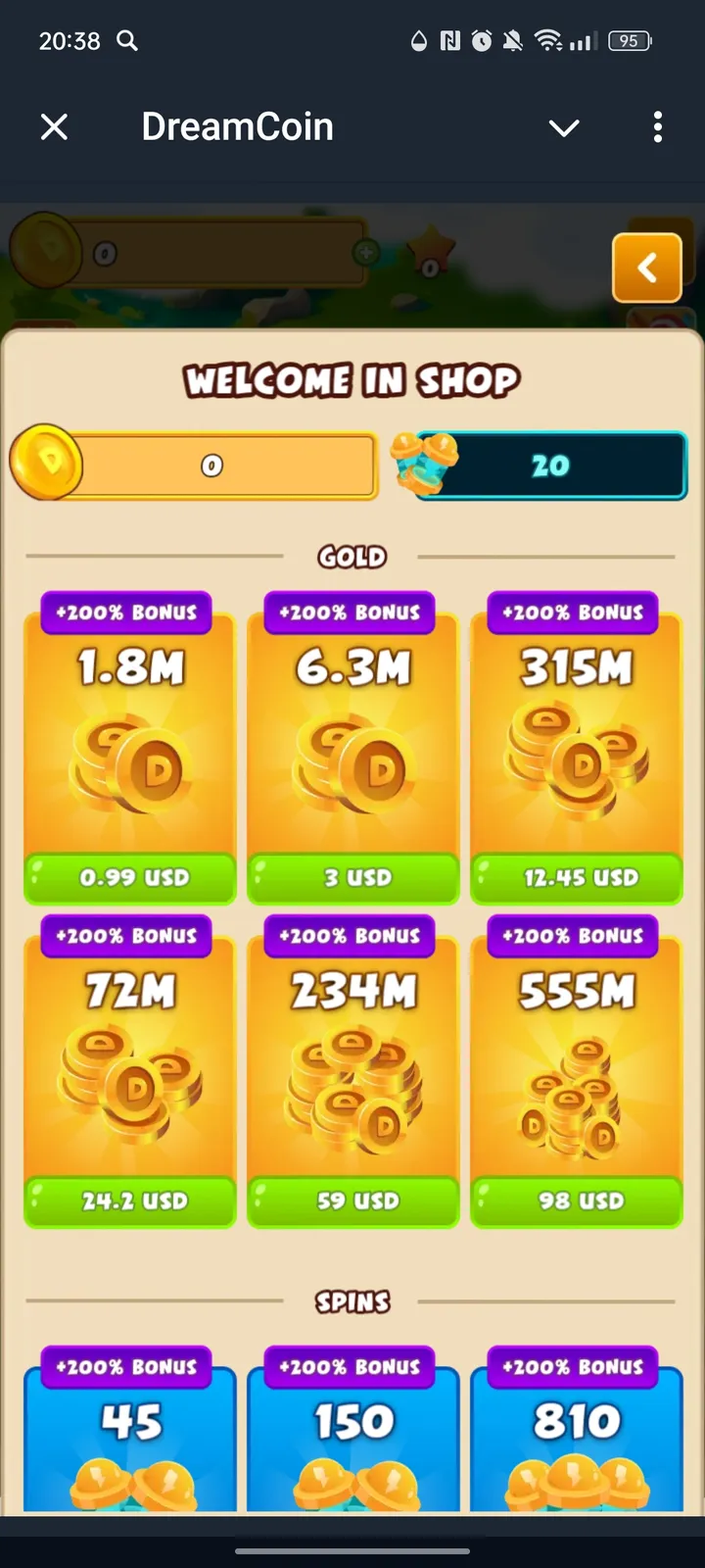 DreamCoin — Screenshot 5