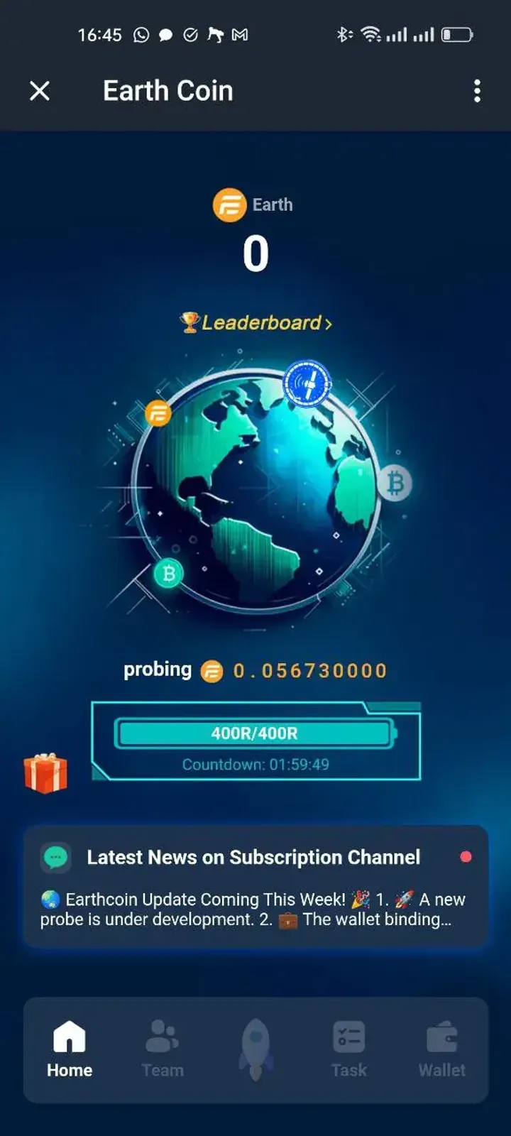 Earth Coin — Screenshot 1