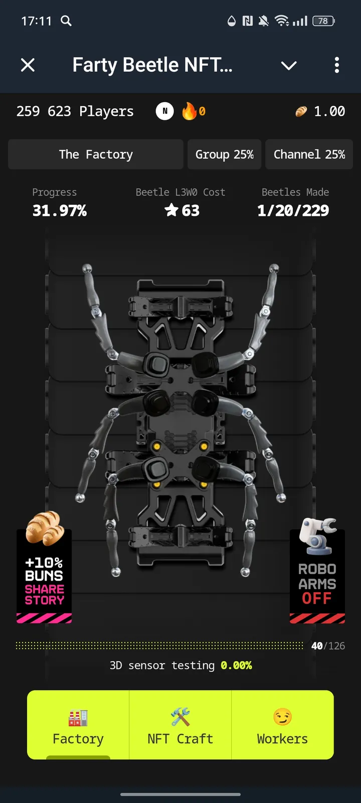 Farty Beetle NFT Bot — Screenshot 1