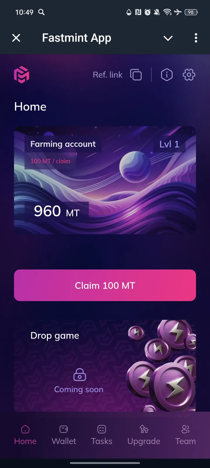 Fastmint App — Screenshot 2