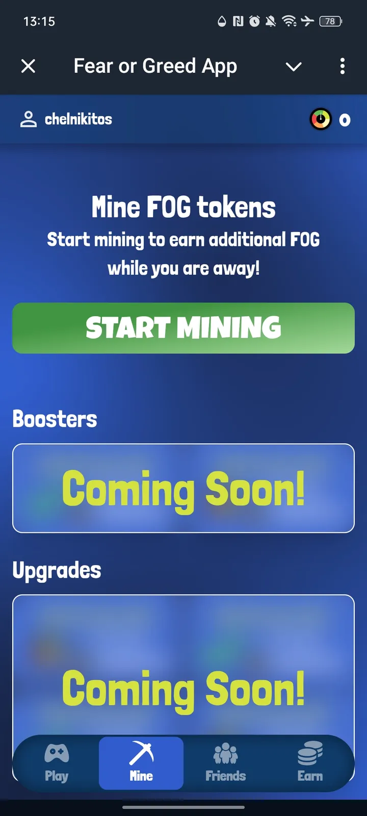 Fear or Greed App — Screenshot 2