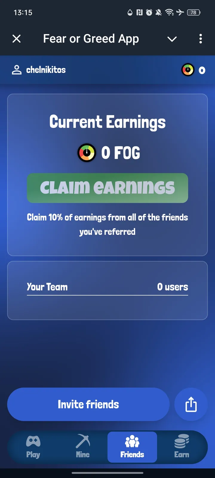 Fear or Greed App — Screenshot 3