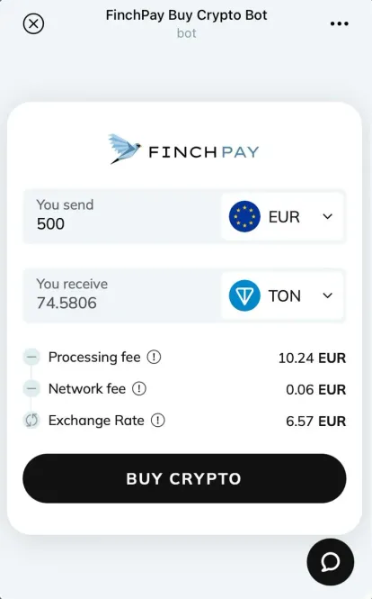 FinchPay — Screenshot 1