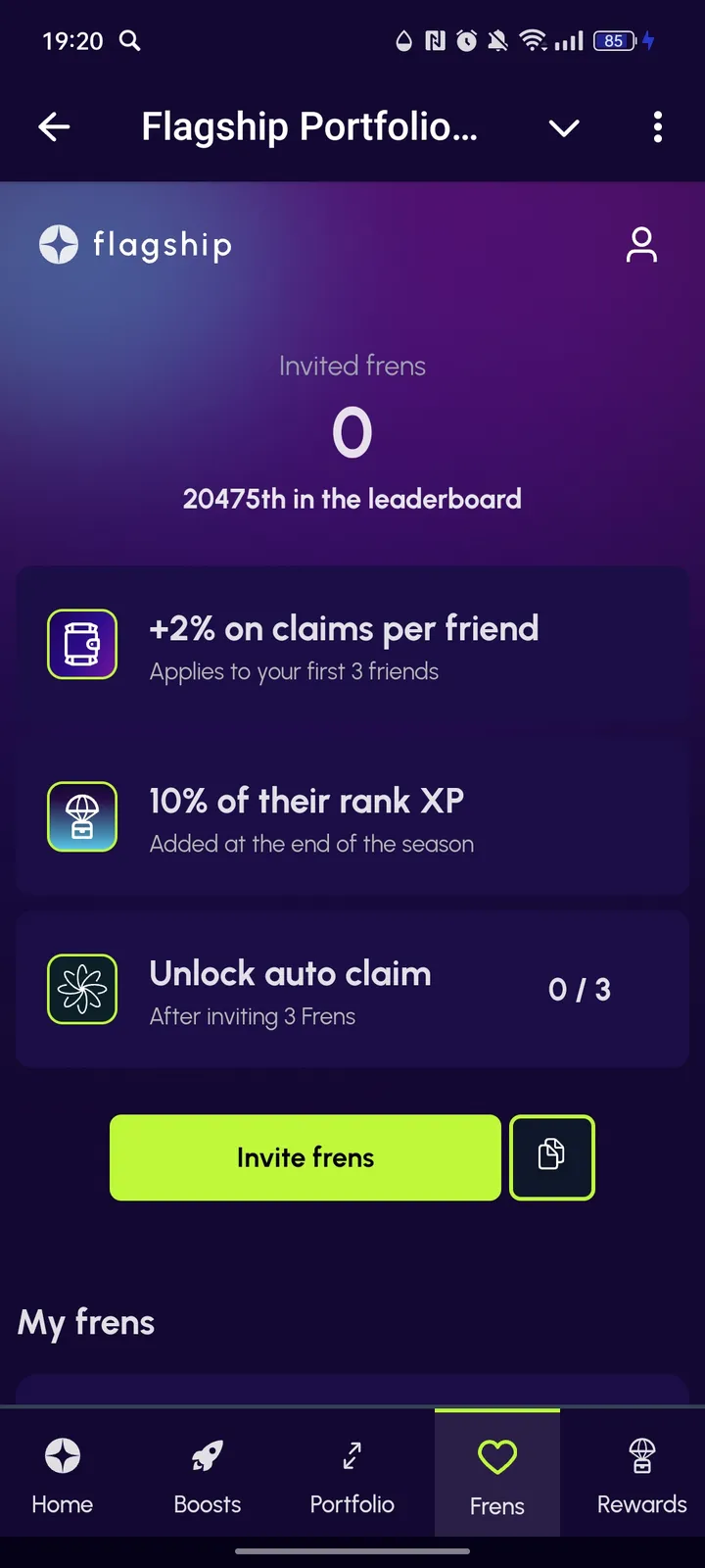 Flagship Portfolio Game — Screenshot 4