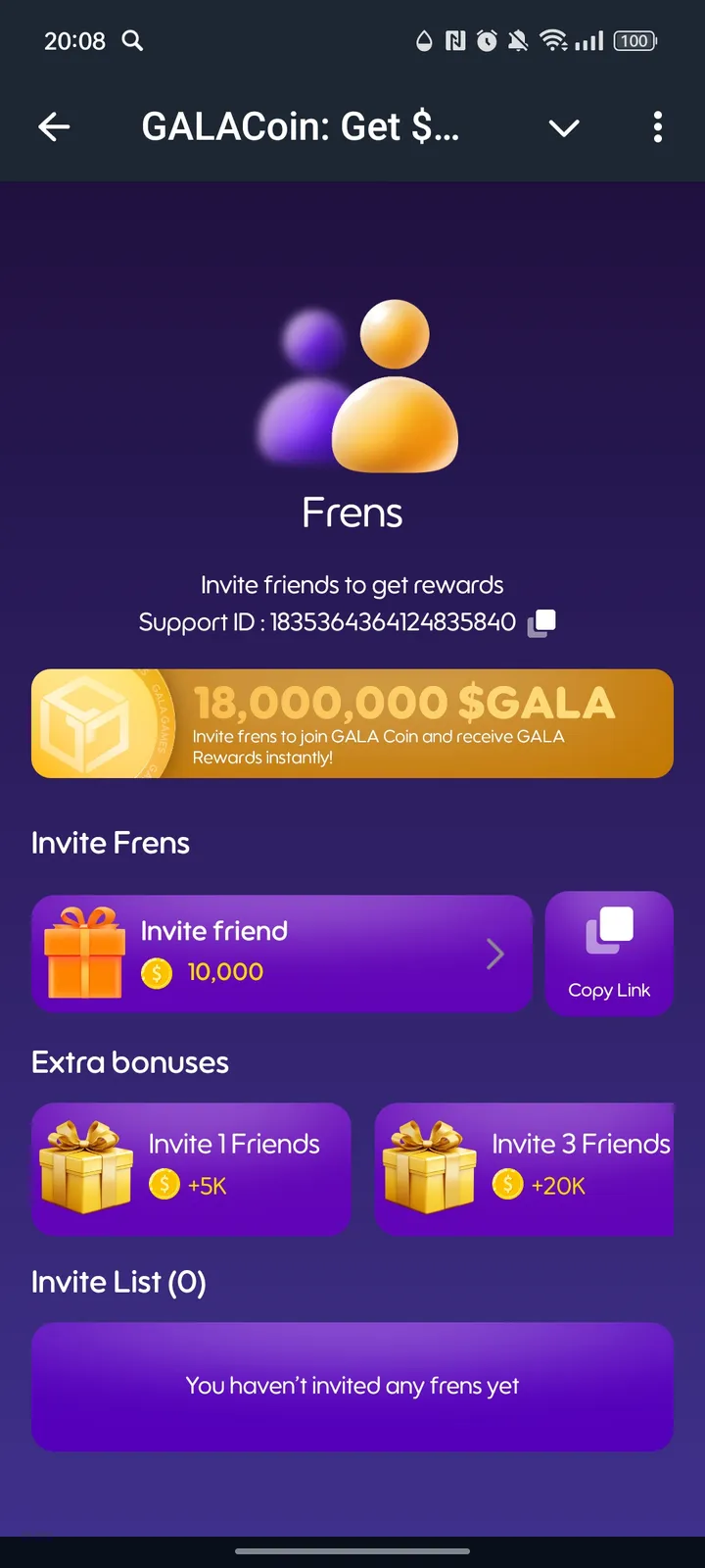 GALACoin: Get $GALA — Screenshot 2