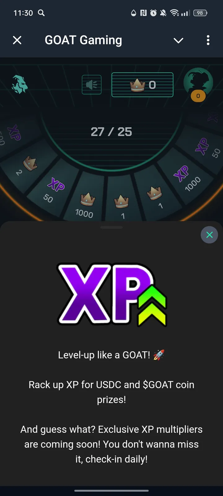 GOAT Gaming — Screenshot 2