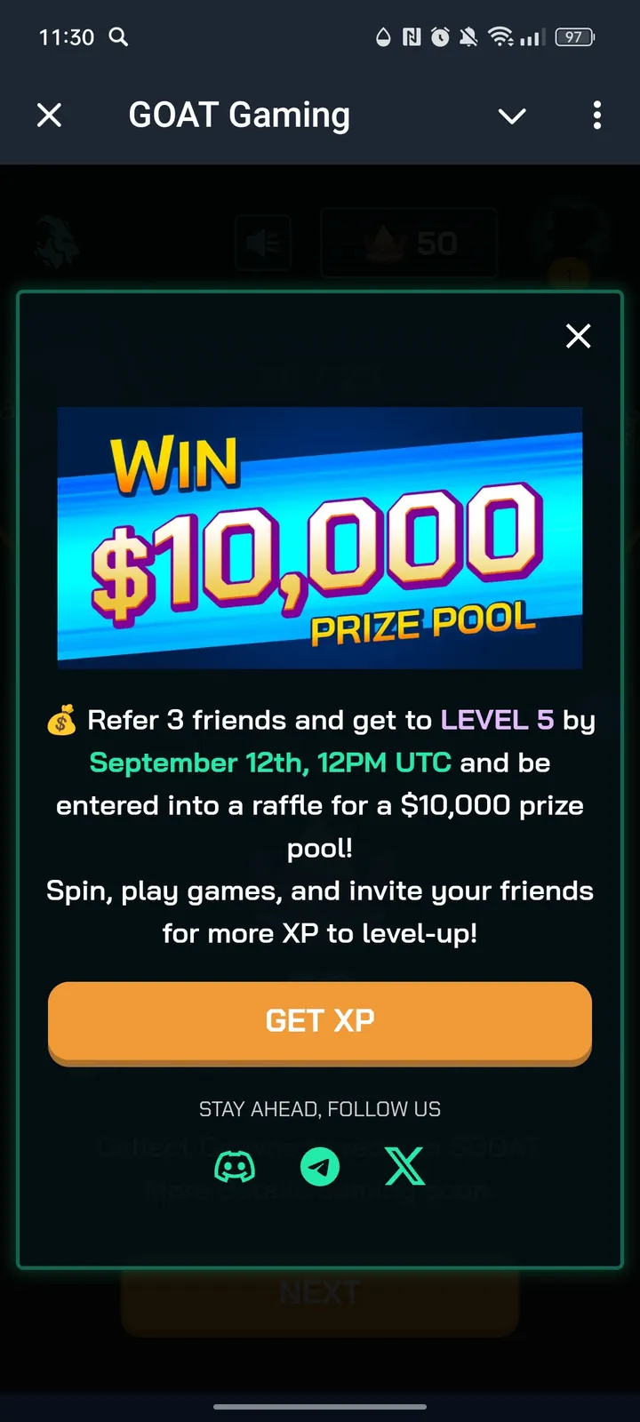 GOAT Gaming — Screenshot 3