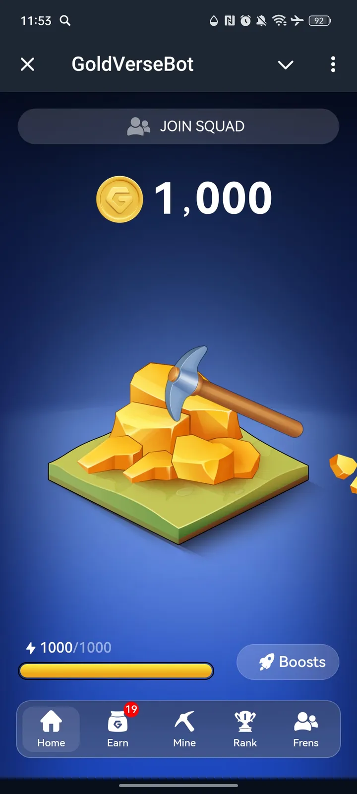 GoldVerseBot — Screenshot 1