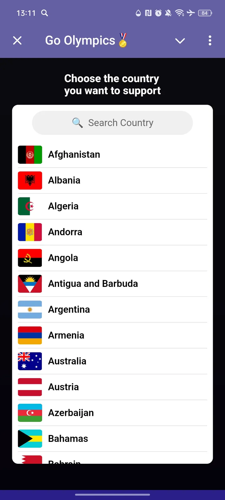 Go Olympics🏅 — Screenshot 1