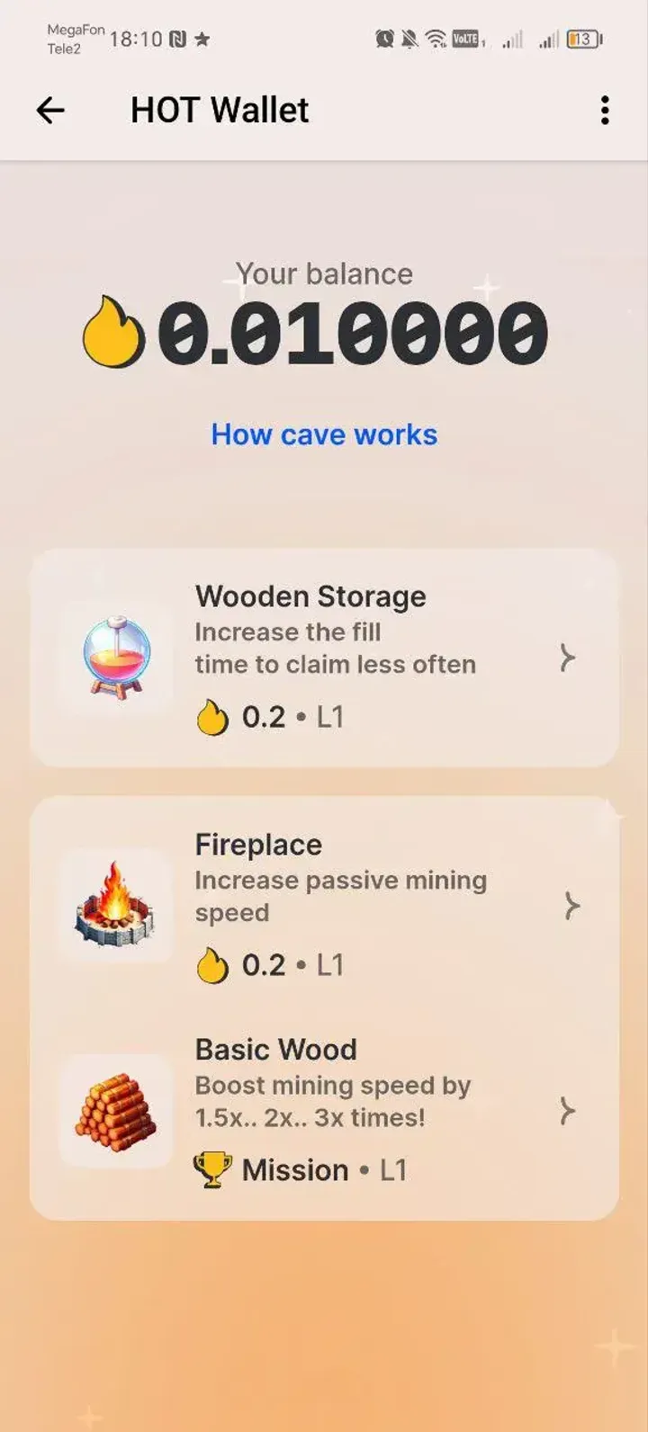 HOT Wallet — Screenshot 3