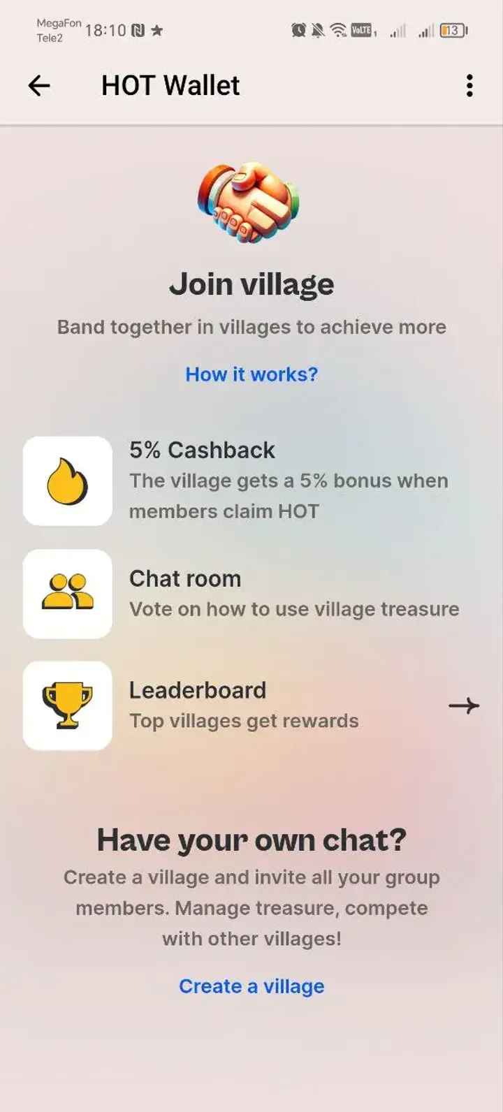 HOT Wallet — Screenshot 4